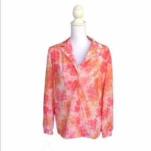 NWT DEVON button down blouse size large 2️⃣